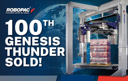 GENESIS THUNDER ROBOPAC FESTEGGIA LA MILESTONE DELLE 100 MACCHINE VENDUTE