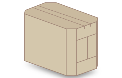 Caixa de papelão | © OCME