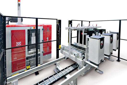 Automatic battery replacement for LGV | © OCME