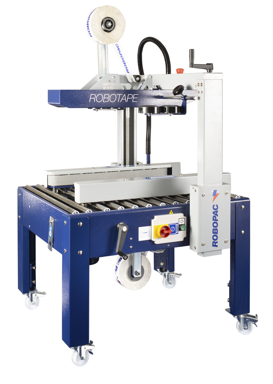 Robotape ME HD – Semi-Automatic Case Sealer with Side Belts | Robopac
