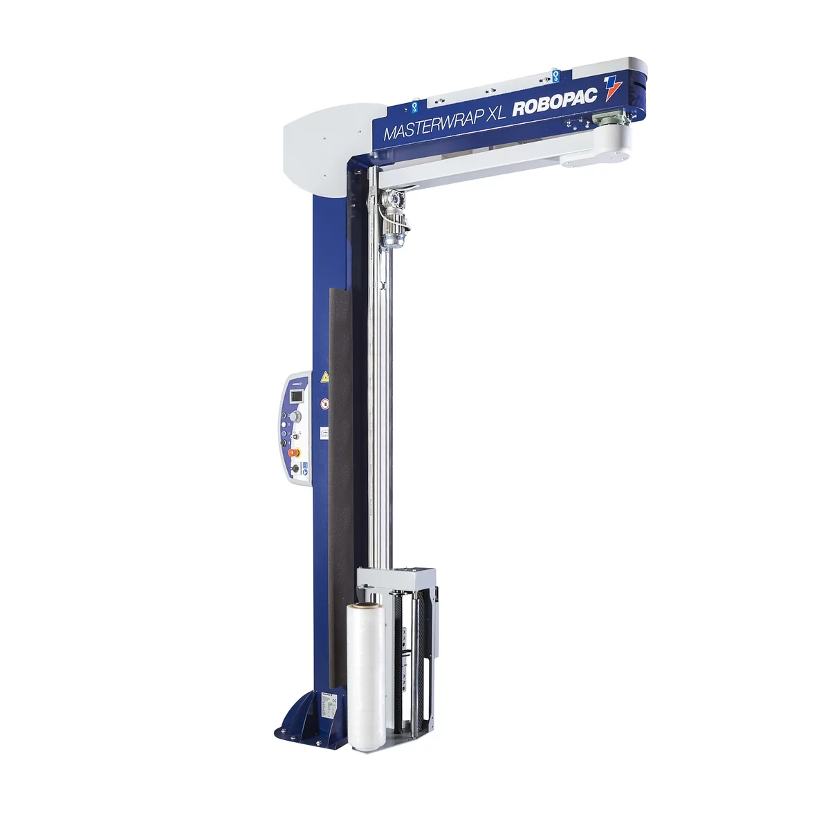 Semiautomatic rotating arm stretch wrapping machine Robopac