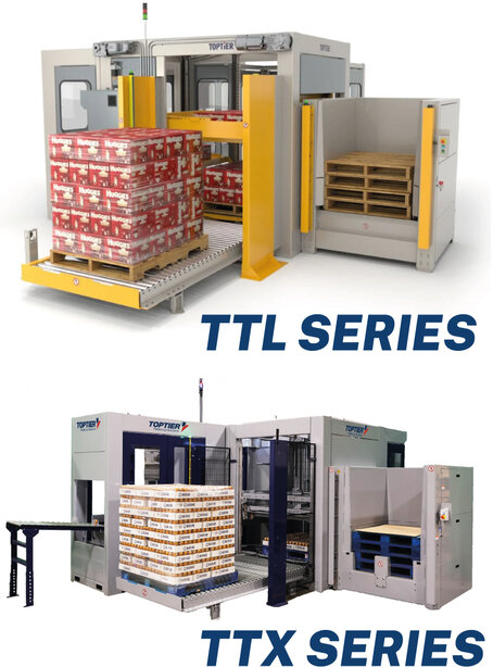 Low infeed Palletizer